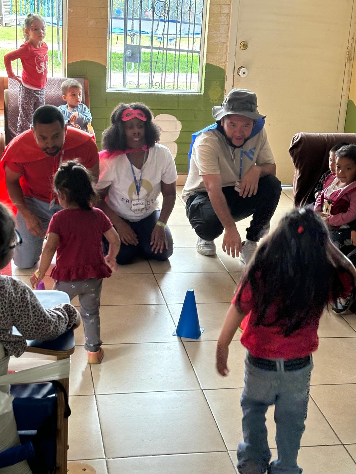 LWN team serving children on an international mission trip