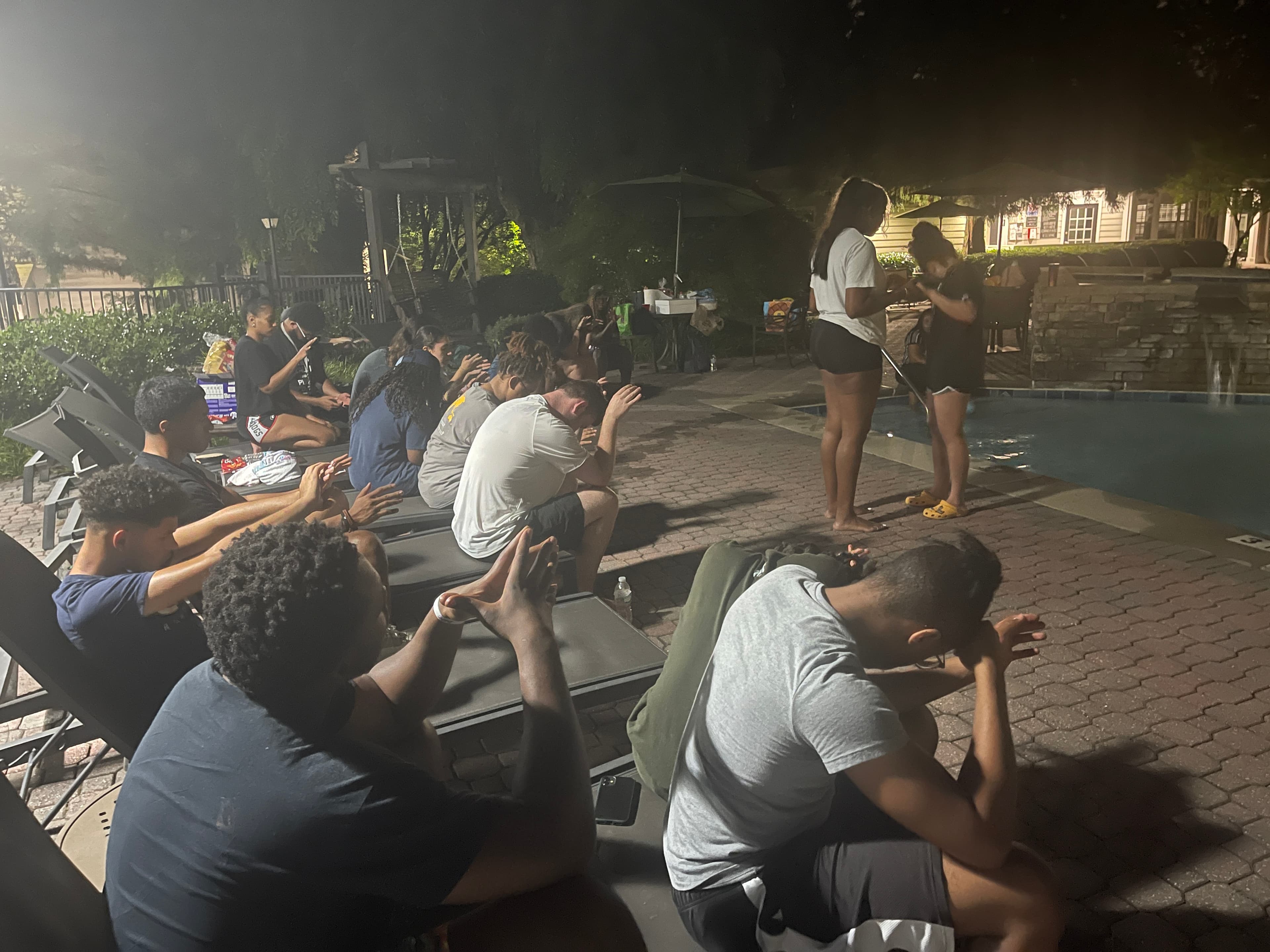 Groundwork cohort community in prayer